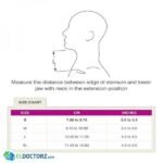 tynor cervical collar soft size chart