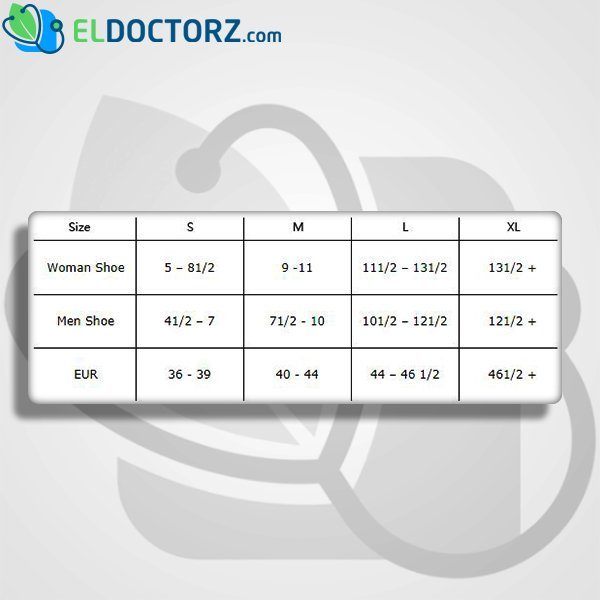 Aircast Boot Size Chart