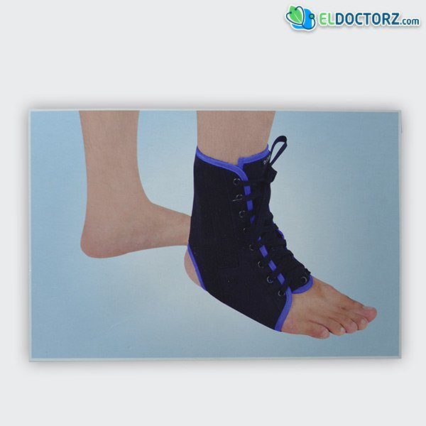 Brace ankle support for the risk of sprains reduction