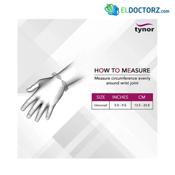 دعامة معصم اليد لعلاج اصابات المعصم Tynor wrist wrap neoprene