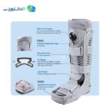 Conwell long aircast walker for broken foot