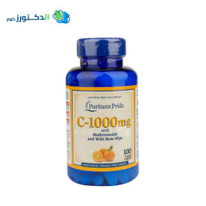 Vitamin c 1000mg tablets with Bioflavonoids & Rose Hips for immune system