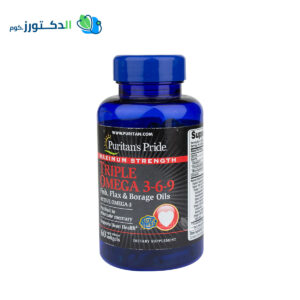 Puritan's pride maximum strength triple omega 3 6 9 softgels for overall health support