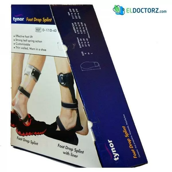 جبيرة سقوط القدم | Tynor Foot Drop Splint