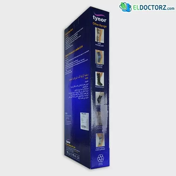 جبيرة مفصلية بعداد للركبة | Adj. Hinged Knee Brace Tynor
