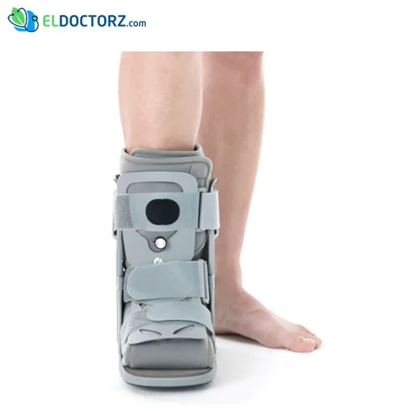 Short cam boot for ankle sprain