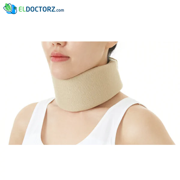 Soft collar neck brace for neck pain