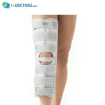 Splint knee immobilizer for knee joint support