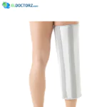 Splint knee immobilizer for knee joint support