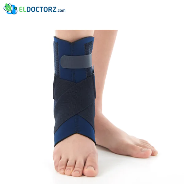 Ankle strap brace for sprains