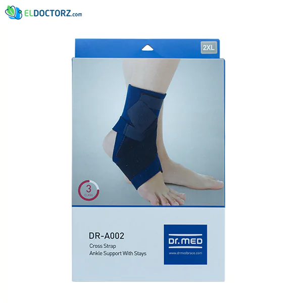 Ankle strap brace for sprains