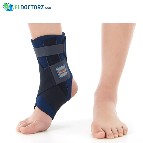 Ankle strap brace for sprains