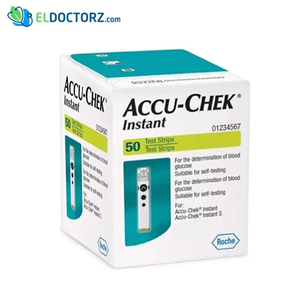 Accu chek instant test strips 50 strips for blood sugar measuring