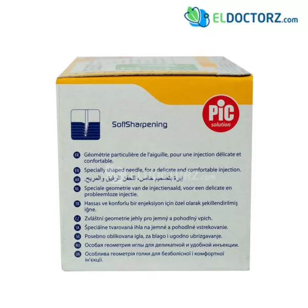 إبر إنسولين قلم بيك الإيطالي insupen pic 4mm 100pcs