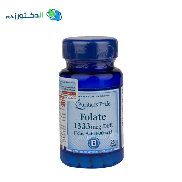 Folate 1333 mcg dfe 800 mcg folic acid puritan's pride
